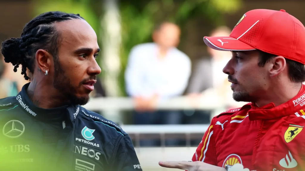 Leclerc Hamilton 2024