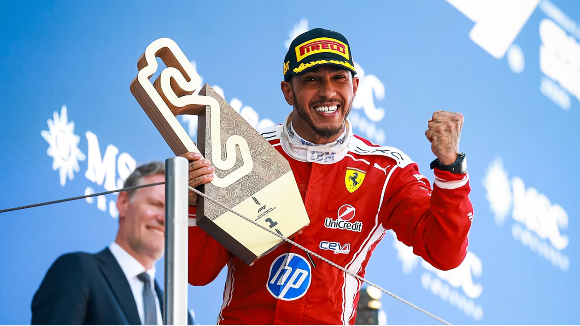 Hamilton Ferrari Barcellona